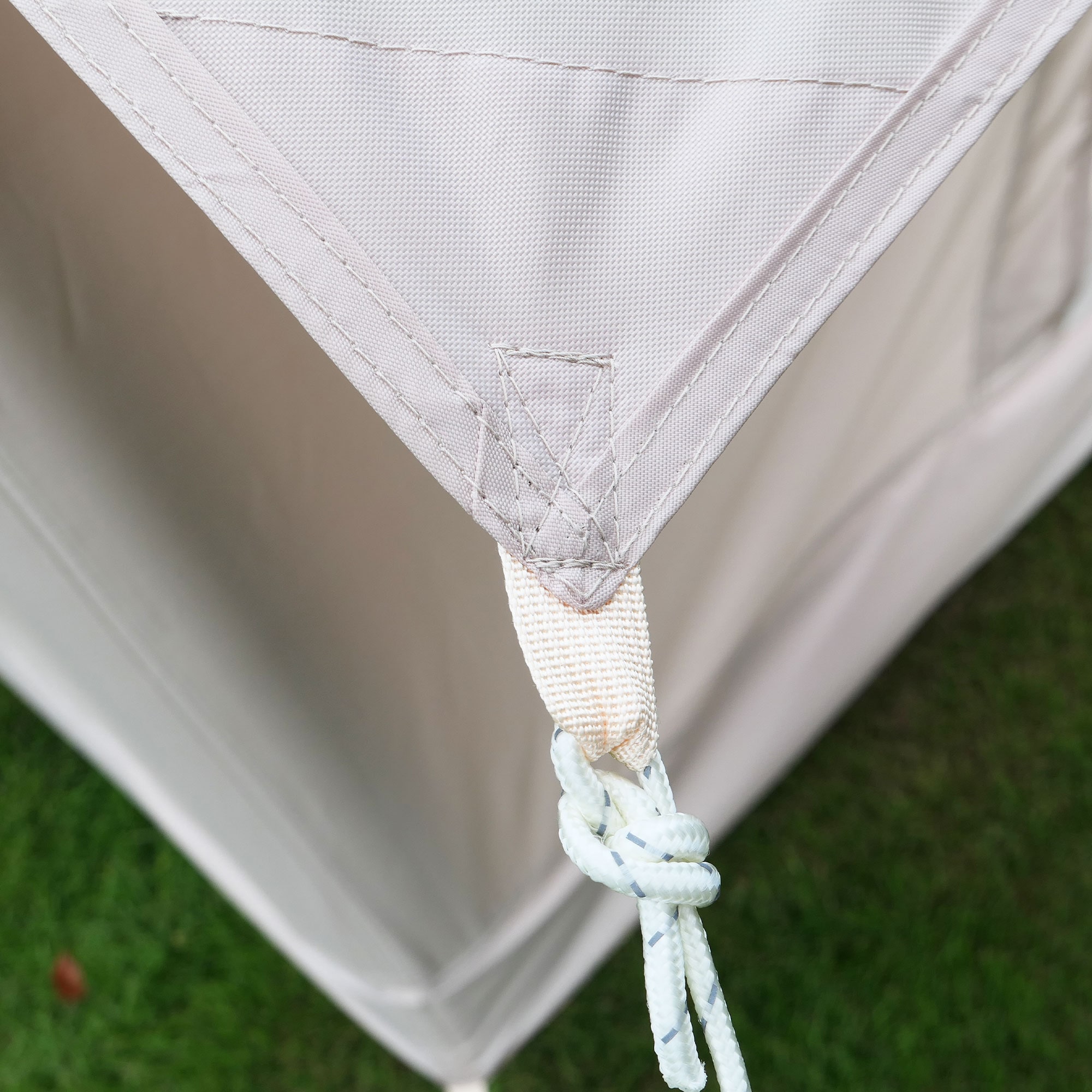 Inflatable Camping Tent With Canopy And Clear Skylight Waterproof_voghion.com